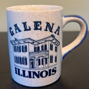 Vtg OTAGIRI Galena, Illinois Souvenir Mug ~  Ulysses S. Grant ~  U.S. History